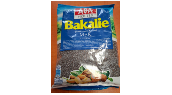 Photo of a packet of Aga Holtex Bakalie Mak Niebieski 