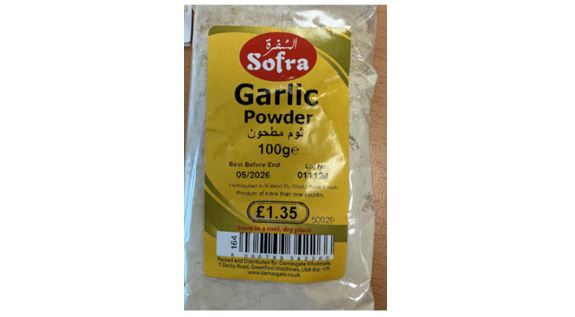 Packet of Sofra Garlic Powder 