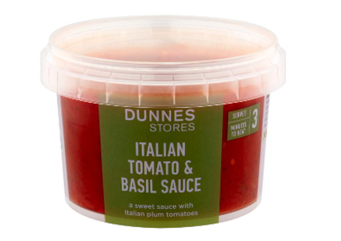Image of Dunnes Stores Tomato and Basil Sauce