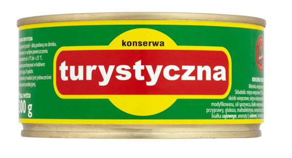 Can of Sokołów Konserwa Turystyczna (Canned Pork Meat)