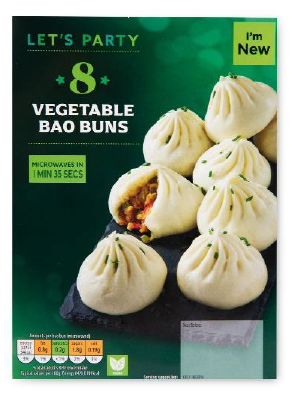 Aldi Let's Party Vegetable Bao Buns