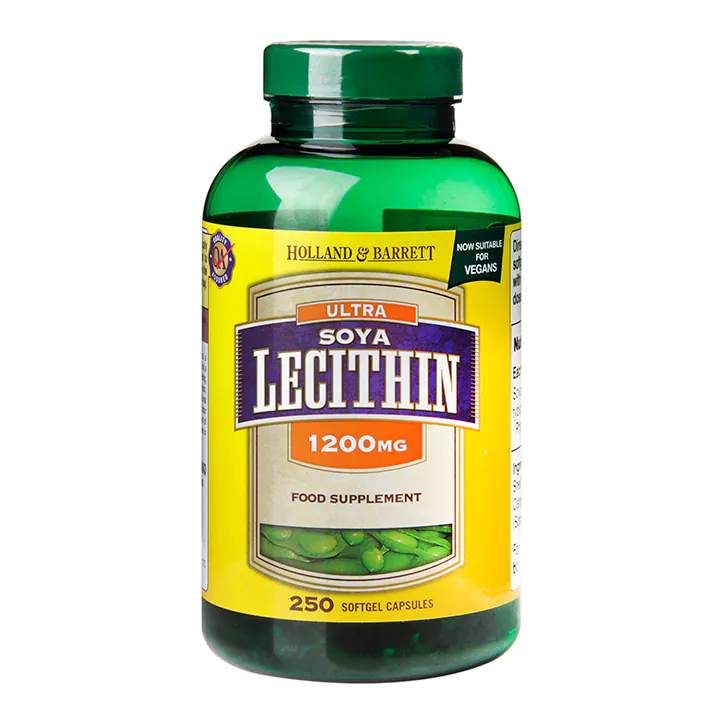 A bottle of Holland and Barrett Ultra Soya Lecithin