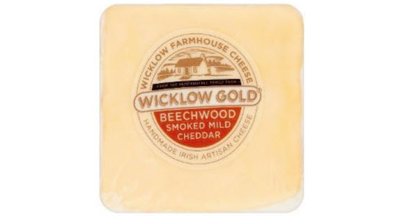 Front of pack of Wicklow Gold Cheese