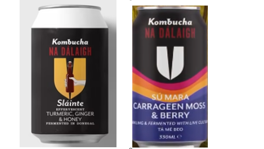 Cans of Kombucha Na Dálaigh