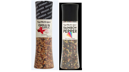 2 Packs of Cape Herb & Spice Grinders